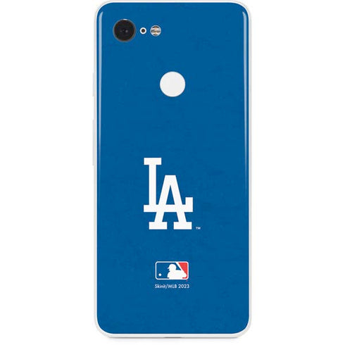 MLB Los Angeles Dodgers - Solid Distressed Google Pixel 3 Skin